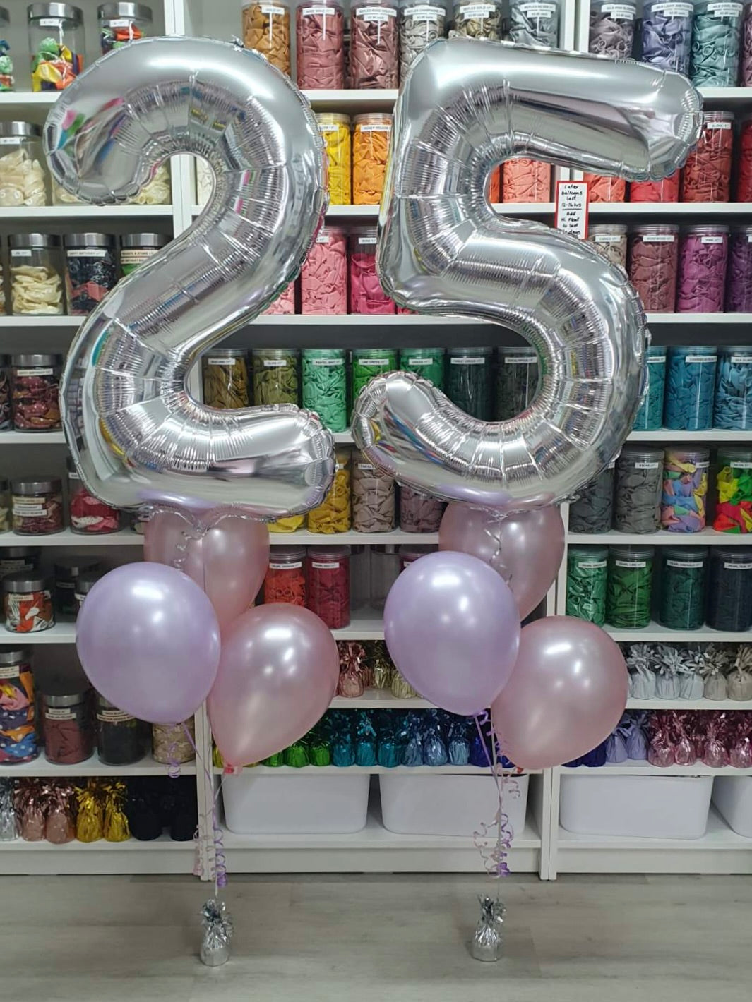Jumbo Number and 3 Latex Bouquet