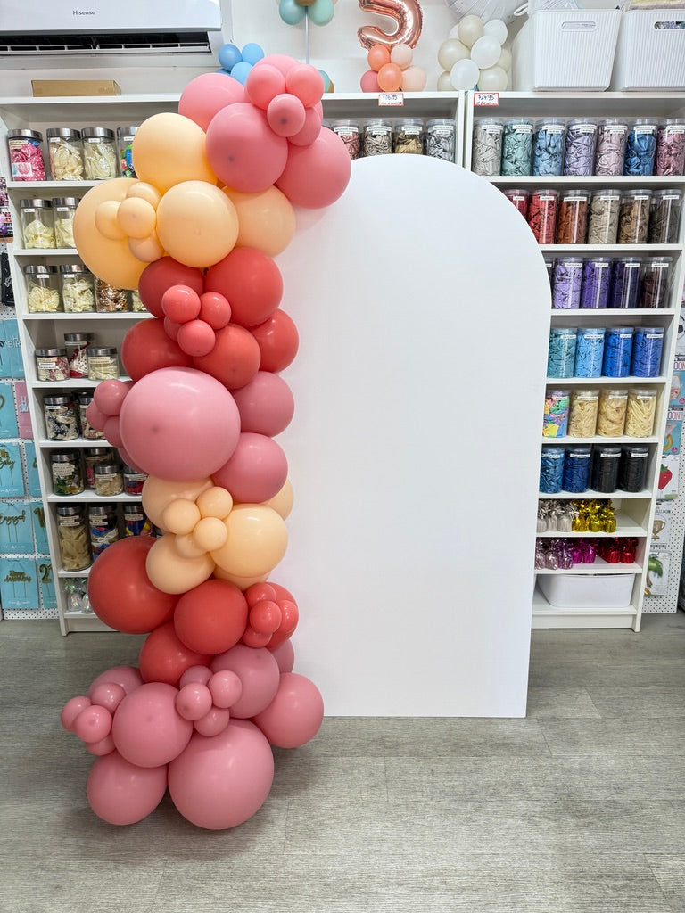 Wooden Arch Board Backdrop