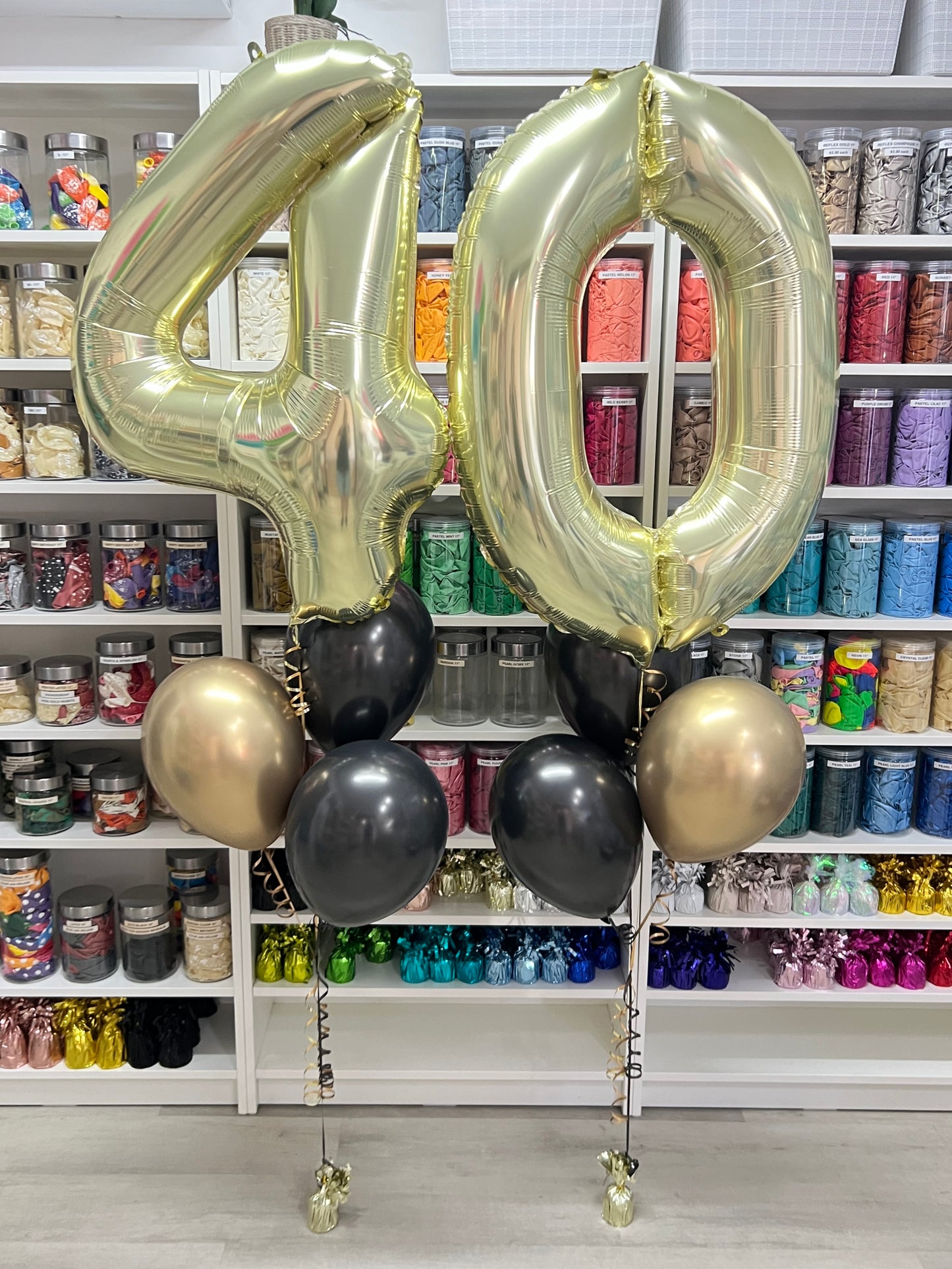 Jumbo Number and 3 Latex Bouquet