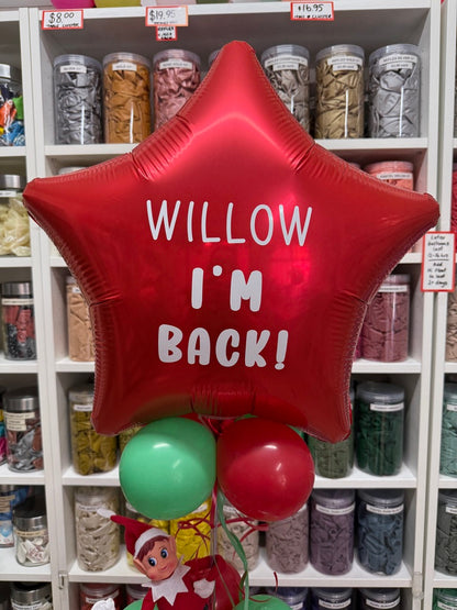 * ELF ARRIVAL BALLOONS - Star Topiary Tree