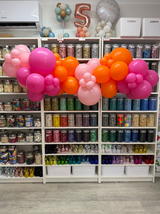 Grab 'n' Go Garland *FUCHSIA, PINK & ORANGE *