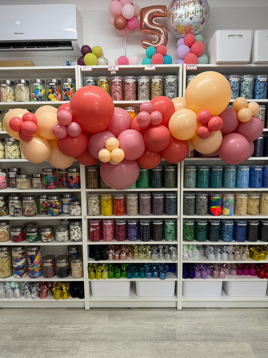 Grab 'n' Go Garland * PASTEL PEACH, ALOHA & ROSEWOOD *