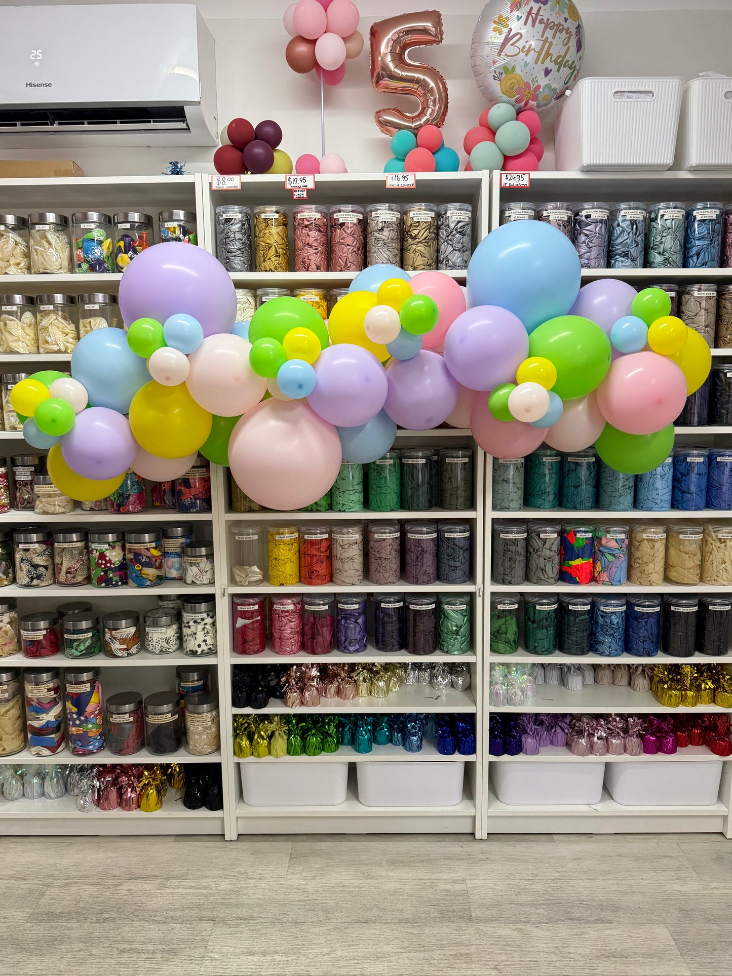 Grab 'n' Go Garland * MIXED PASTELS *
