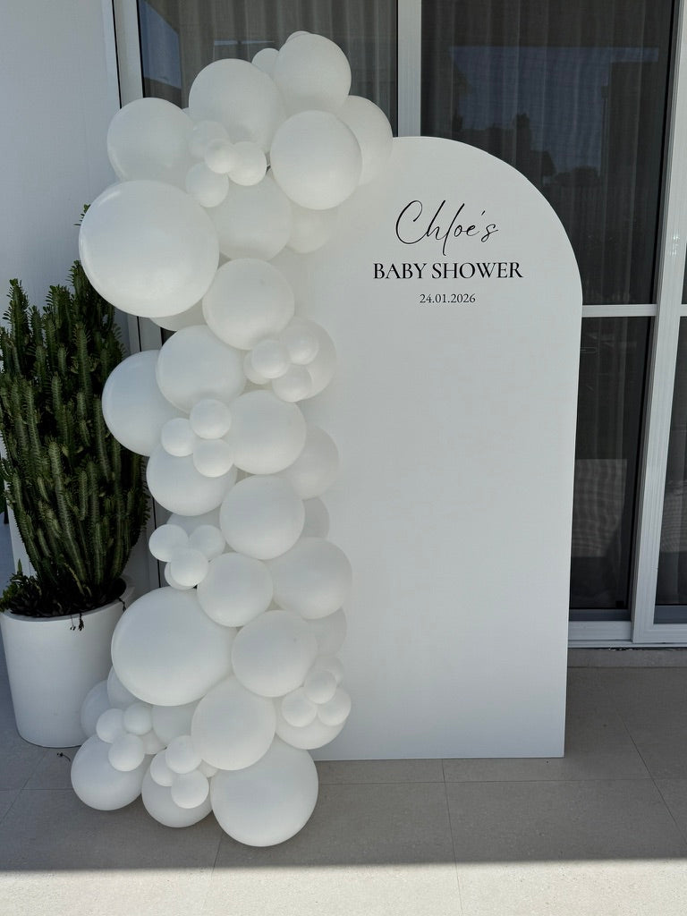 Wooden Arch Board Backdrop