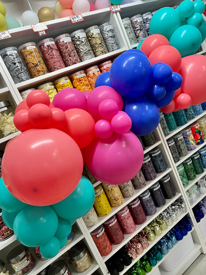 Grab 'n' Go Garland * TROPICAL CORAL, FUCSHIA, AQUAMARINE & PERIWINKLE *