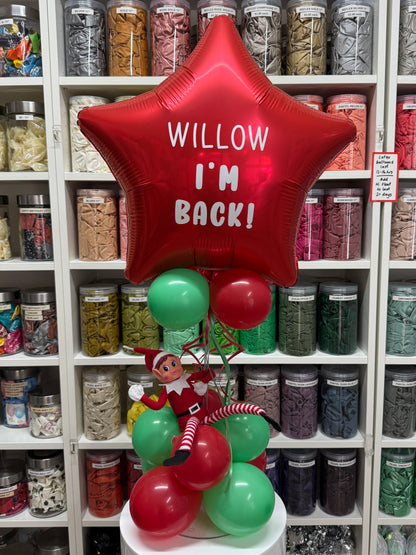 * ELF ARRIVAL BALLOONS - Star Topiary Tree