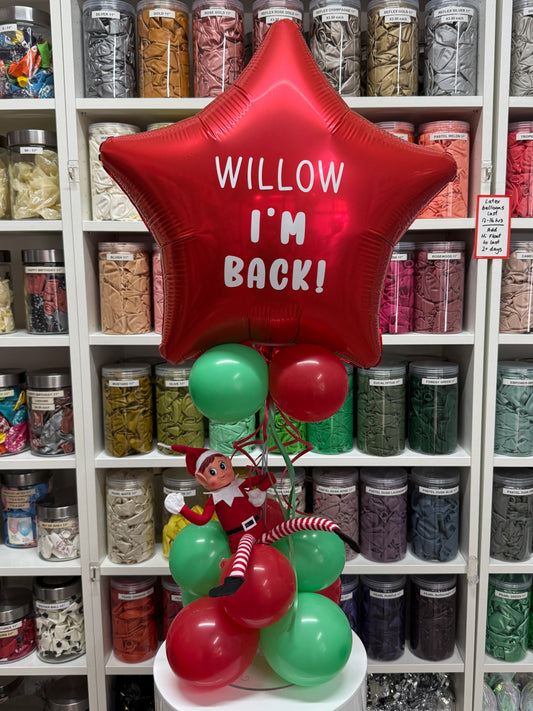 * ELF ARRIVAL BALLOONS - Star Topiary Tree