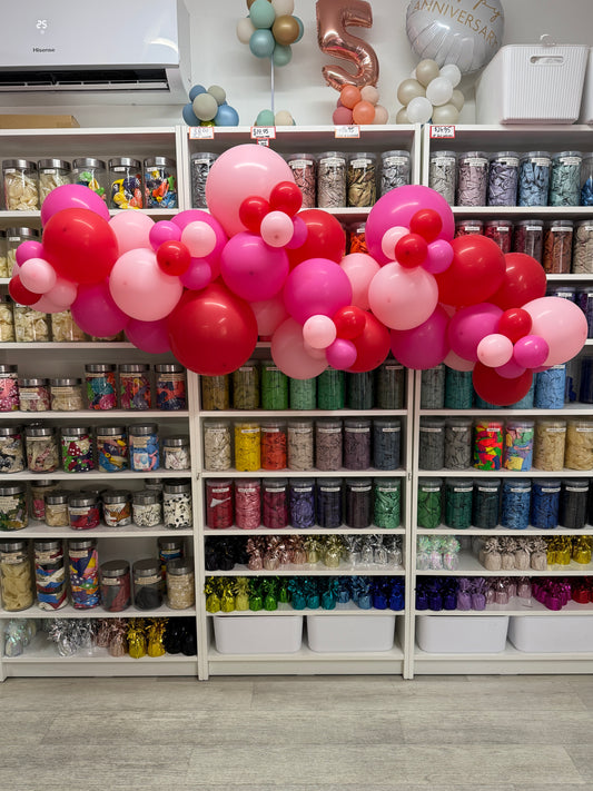 Grab 'n' Go Garland *RED, FUCHSIA & PINK*