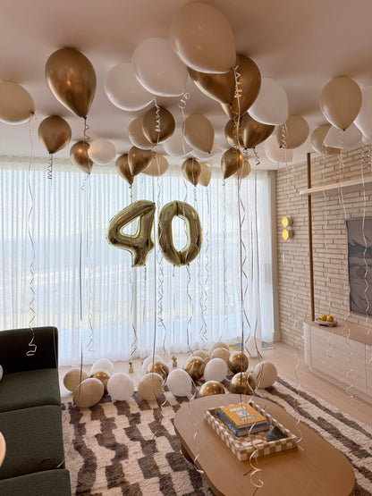 Air Filled Floor Balloons