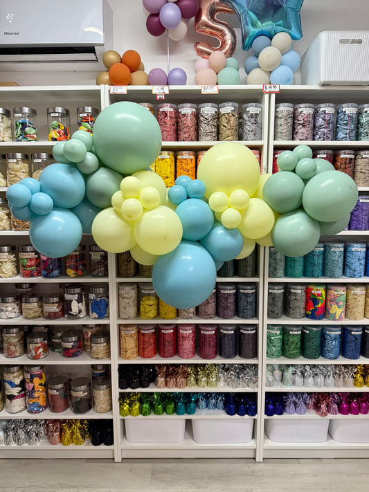 Grab 'n' Go Garland * SEA GLASS, GREEN TEA & PASTEL YELLOW *