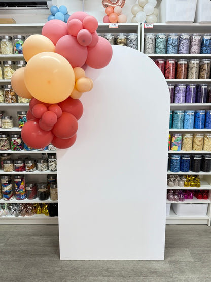 Wooden Arch Board Backdrop