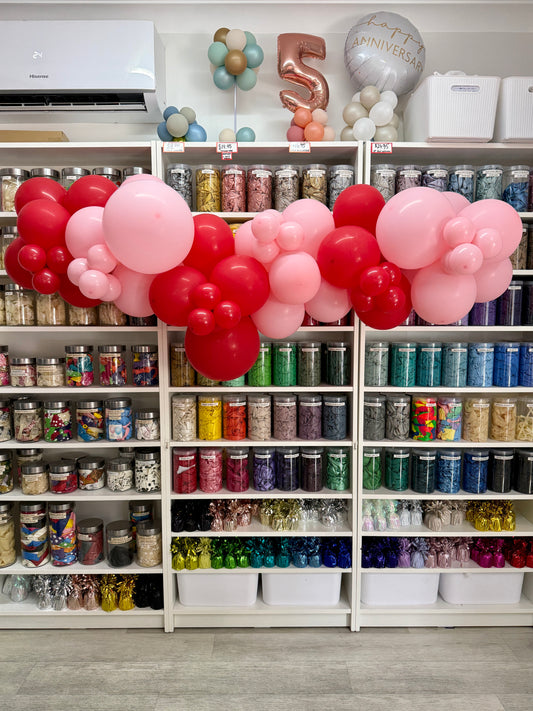 Grab 'n' Go Garland *RED & PINK*