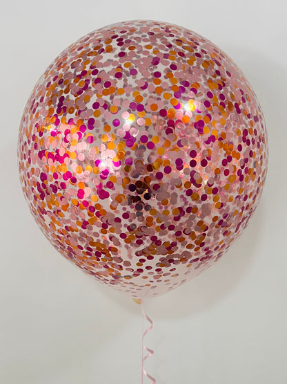 Confetti Balloons - CUSTOM COLOURS