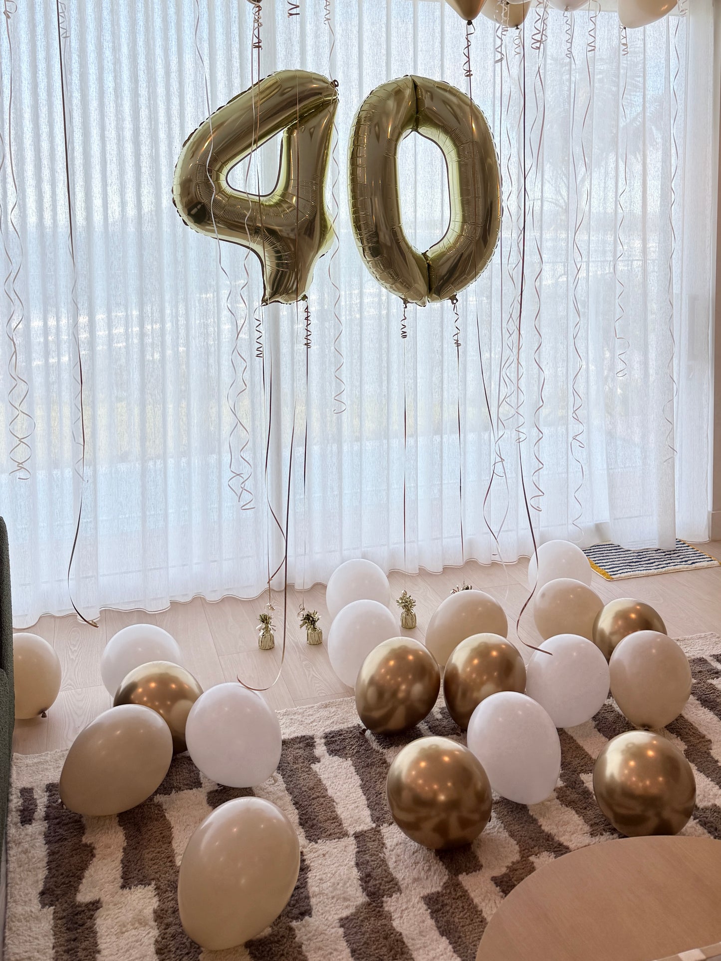 Air Filled Floor Balloons