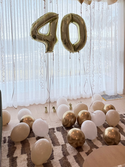 Air Filled Floor Balloons