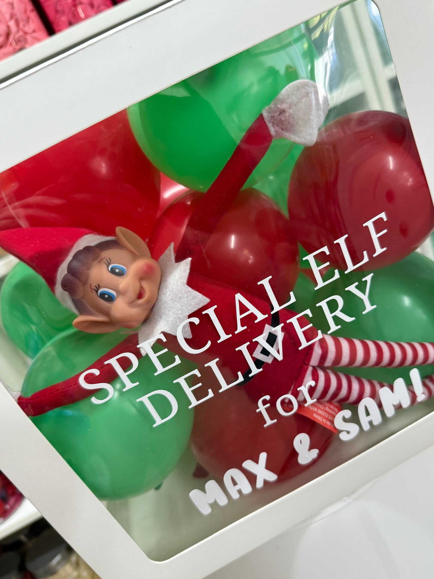 * ELF ARRIVAL BALLOONS - Gift Box of Fun!