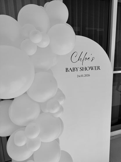 Wooden Arch Board Backdrop