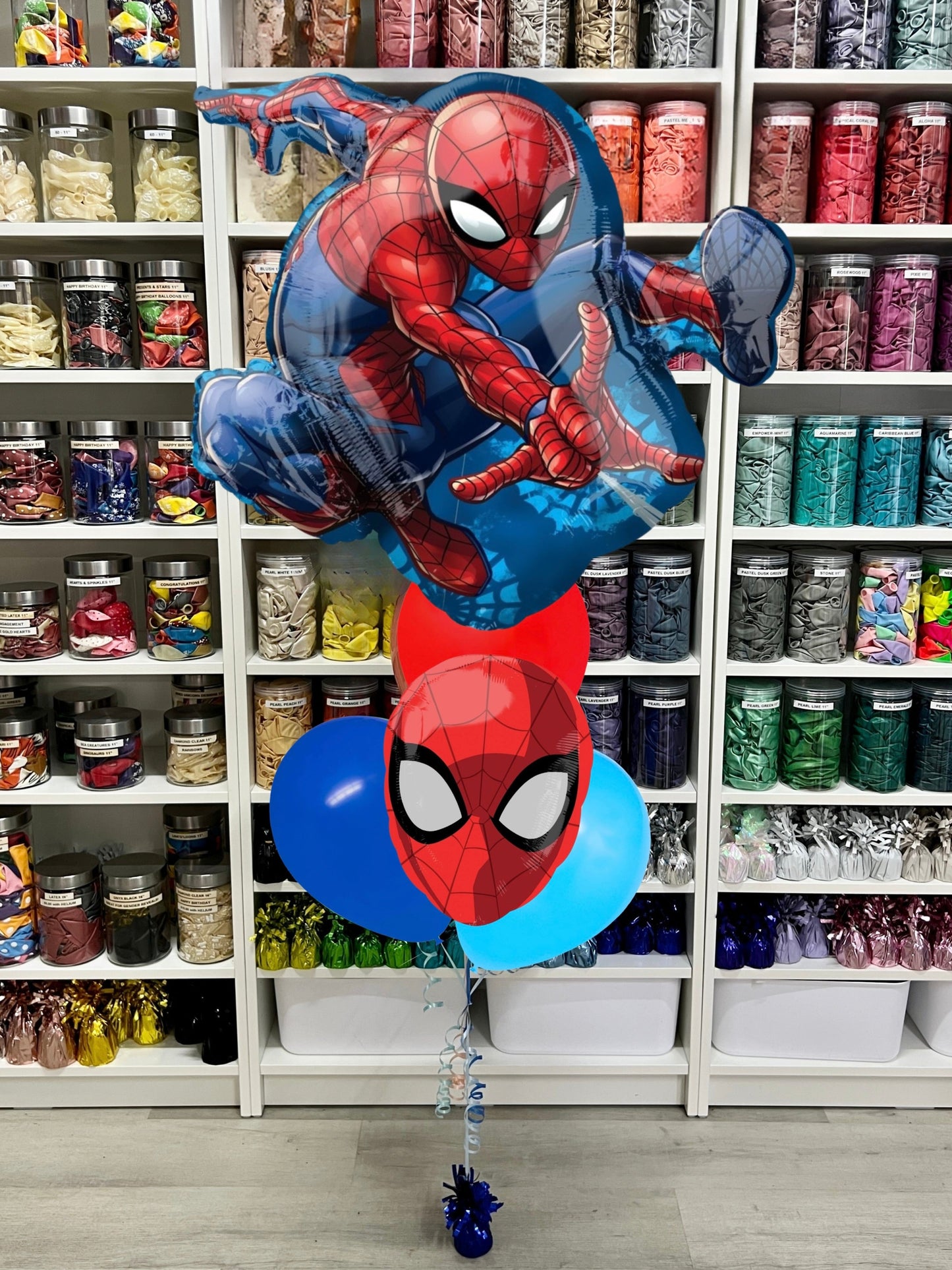 Spiderman Balloon Bouquet