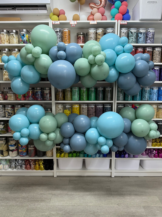 Grab 'n' Go Garland *SEA GLASS, GREEN TEA & PASTEL DUSK BLUE*